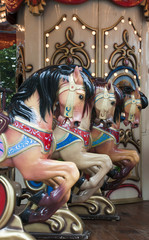 merry go round, beautiful carousel horses