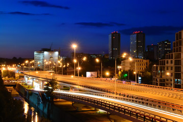 Fototapeta na wymiar Noc miasta. Rostov-on-Don. Rosja