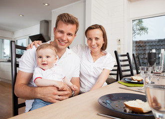 Family Portrait at Table