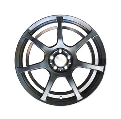 Alloy wheel with clipping path
