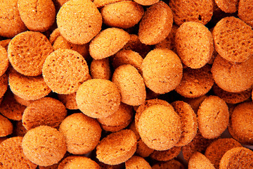 background of typical dutch sweets: pepernoten