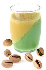 Entremets pistache vanille