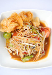 thai papaya salad hot and spicy