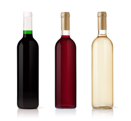 wine bottles