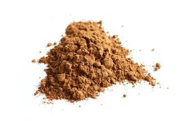 cocoa powder isolated