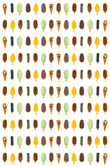 Collage of various ice creams