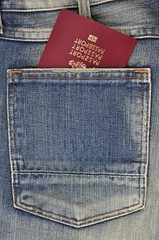 passport in your pocket - obrazy, fototapety, plakaty