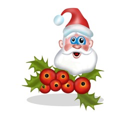 natale con ghirlanda