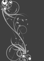 Abstract floral background for design.