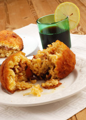 ARANCINA CON CARNE