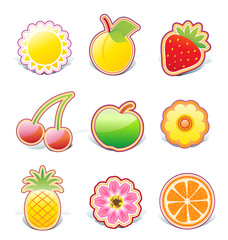 fruity design elements