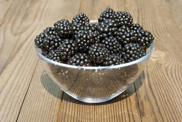 blackberries in bowl