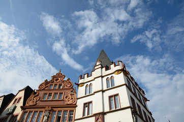 Old houses at Hauptmark - Trier (Germany)