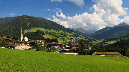 Alpbach Valley, Tyrol - obrazy, fototapety, plakaty