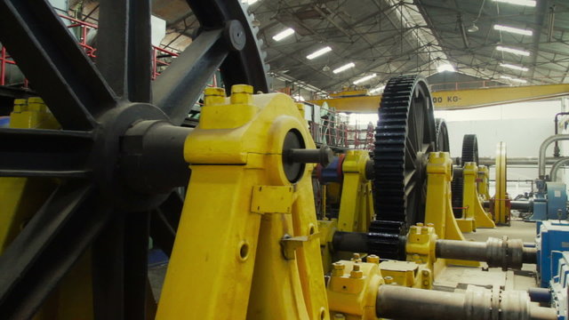 Industrial Machine in a sugar mill