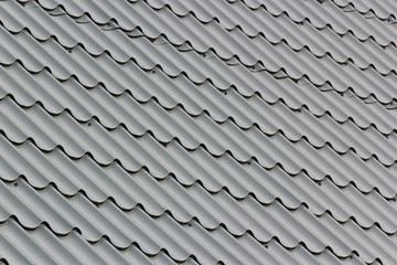 Gray metal tile