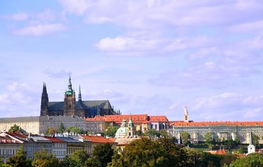 Naklejka na ściany i meble Panorama of Prague Castle