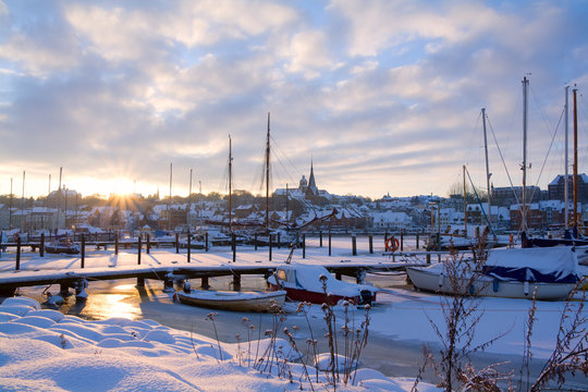 Flensburg im Winter