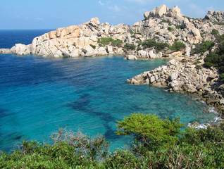 Scorcio della penisola di Capo Testa in Sardegna