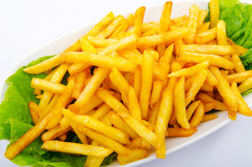 Close up of french fries