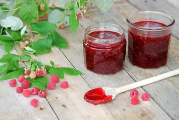 confiture de framboises