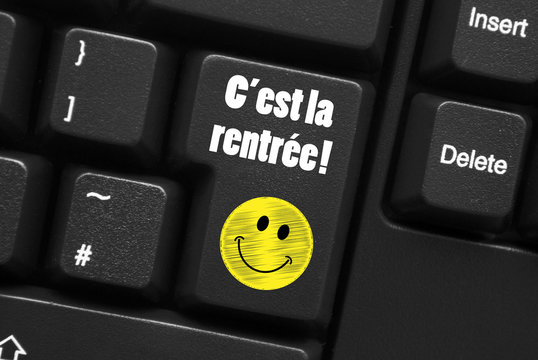 "C&rsquo;EST LA RENTREE!" (&eacute;cole rentr&eacute;e des classes souriez sourire)