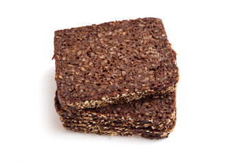 black bread with sunflower seads