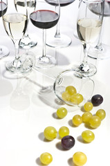 A glass of wine contains hundreds of grape berries