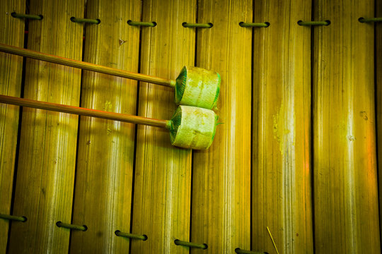 Thai xylophone instrument.