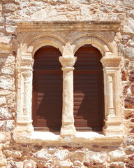 Greek byzantine church window
