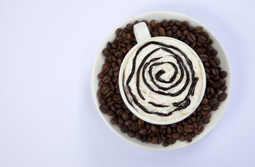 Cup of coffee.