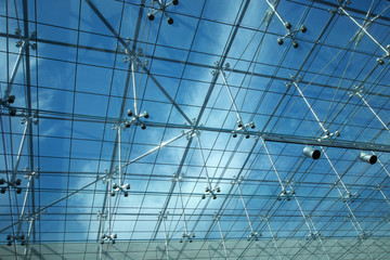 Fototapeta premium glass ceiling