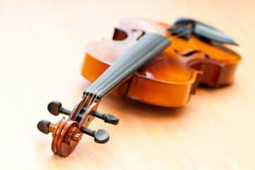 Music concept with violin