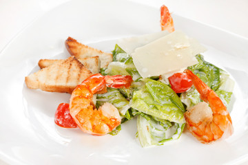 shrimps with vegetables