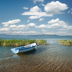 Boat On Lake Prespa