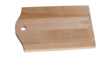chopping board, isolated on white
