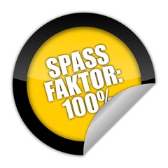 button aufgedreht spass-faktor: 100% 1