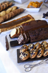 Cuisine, gastronomie, buffet, petit déjeuner, pâtisserie