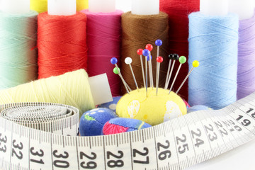 Needles, Ruler, threads