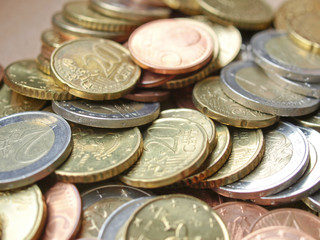 Euro coins