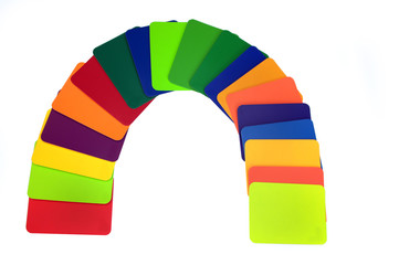 All the colors of the rianbow