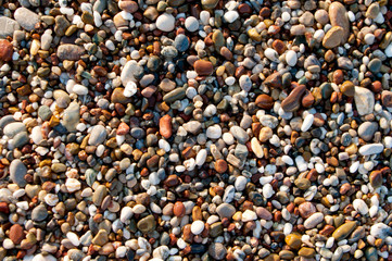 Wet pebbestone background