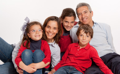 Fototapeta premium Family laughing together