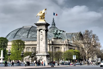 Photo sur Plexiglas Pont Alexandre III Parisian Grand Palais