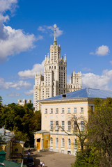 Fototapeta na wymiar Panorama terenu Taganka i Kotelnik. Moskwa.
