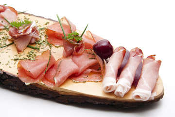 Schinken mit Kirsche