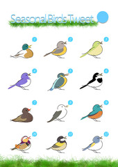 seasonal birds tweet