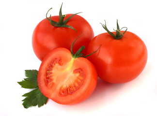 Isolated vegetables - Tomatoes