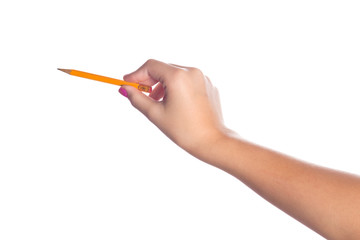 Hand Pointing with Pencil
