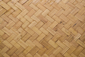 Bamboo wood texture ,Thai handwork